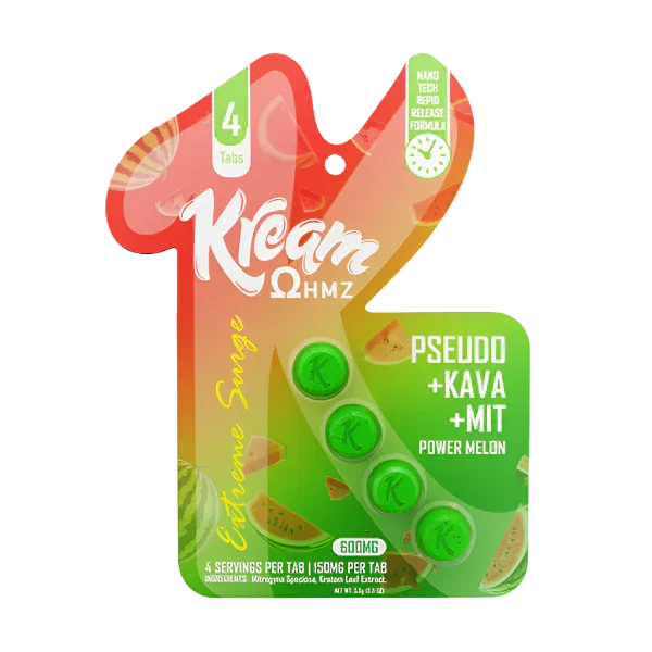 Kream Pseudo Kava Tablets with Power Melon