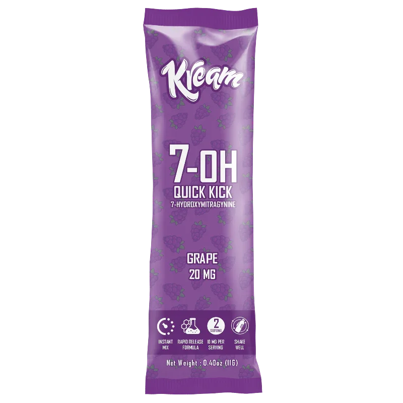 Kream Kratom 7-Hydroxymitragynine Grape Powder