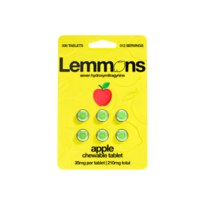 Lemmons 6ct Chewable 7OH Tablets - Apple