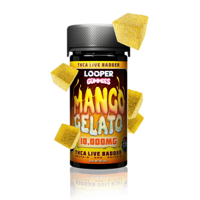 LOOPER THC-A Mango Gelato Gummies 500mg