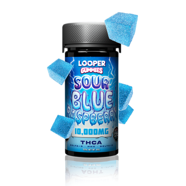 LOOPER Ultra Potent THC-A Gummies - Sour Blue