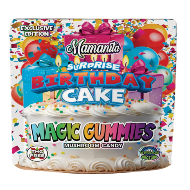 Mamanita Birthday Cake Magic Gummies 800mg