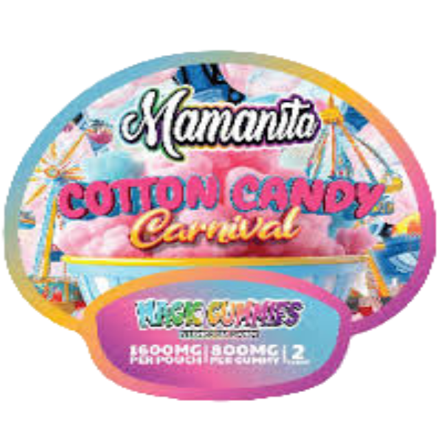 Mamanita Cotton Candy Magic Gummies 800mg