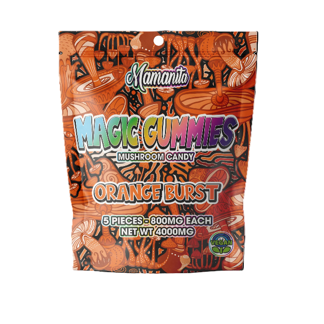 Mamanita Orange Burst Magic Gummies 800mg