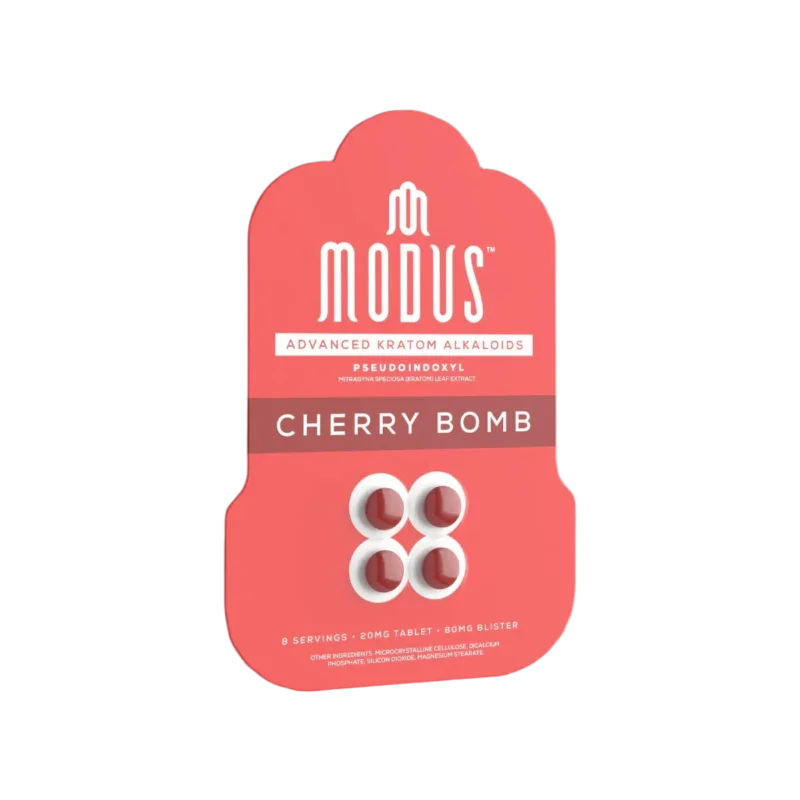 Modus Cherry Bomb Kratom Tablets 20mg
