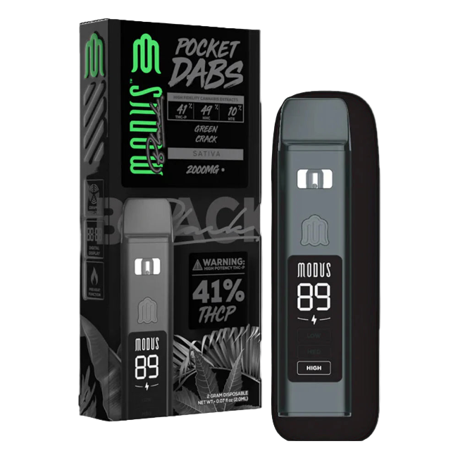 Modus Black 2g Disposable Green Crack Sativa