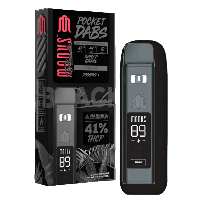 Modus Black Pocket Dabs 2g Disposable Vaporizer