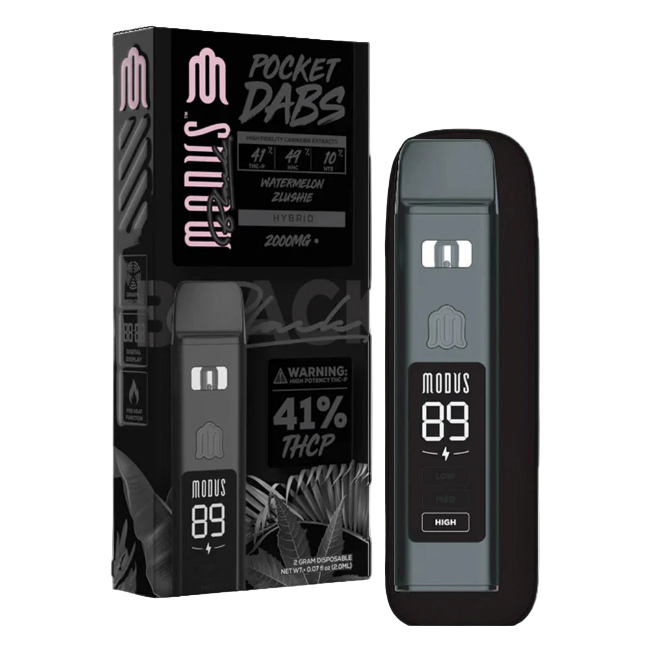 Modus Black Watermelon Zlushie Disposable Vaporizer