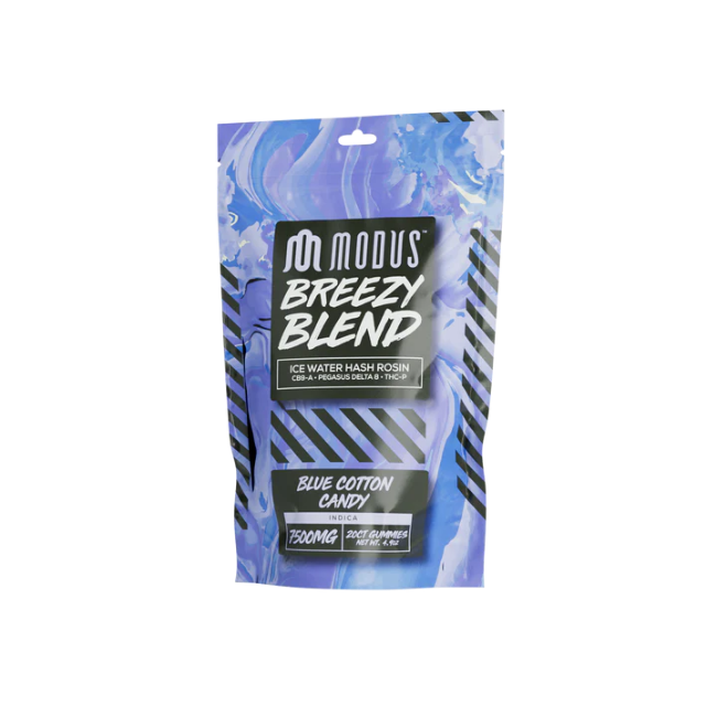Modus Breezy Blue Cotton Candy Gummies