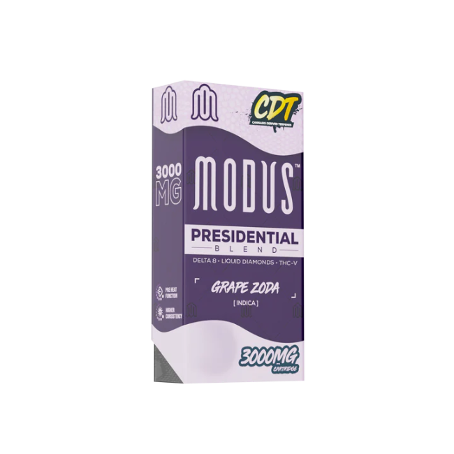 Modus Grape Zoda Indica Vape Cartridge 3g