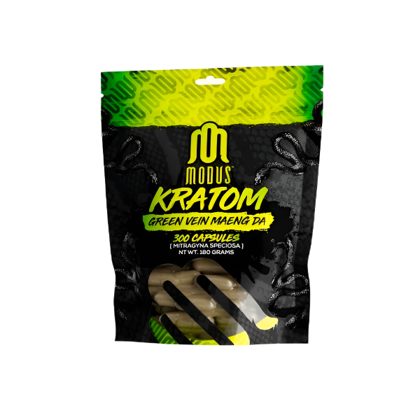 MODUS Maeng Da Green Vein Kratom Capsules