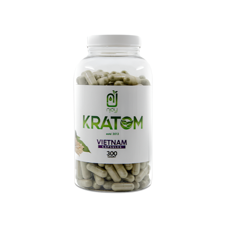 NJOY Vietnam Kratom Capsules - 300 Count