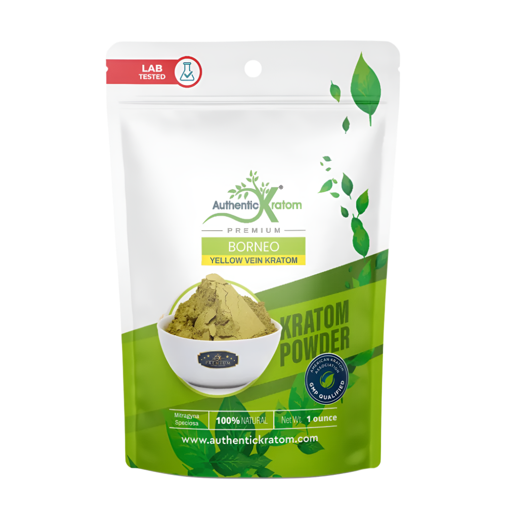NJOY Kratom Powder 100G - Borneo Yellow Vein