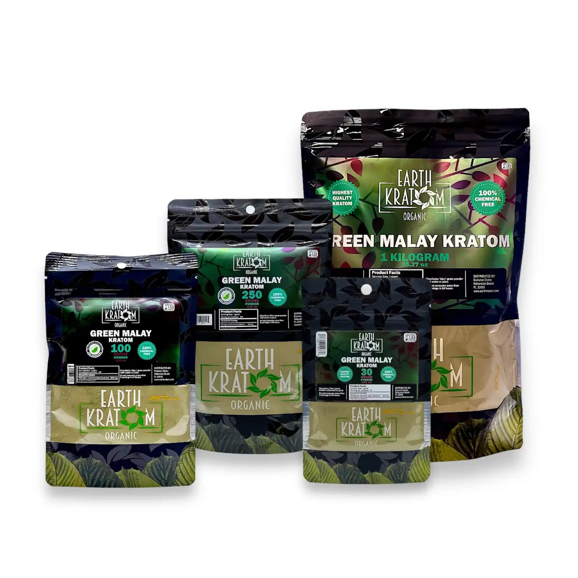 NJOY Malay Green Vein Kratom Powder 30g