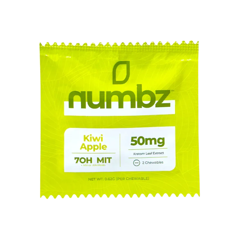 Numbz Chewable Tablets Kiwi Apple Flavor