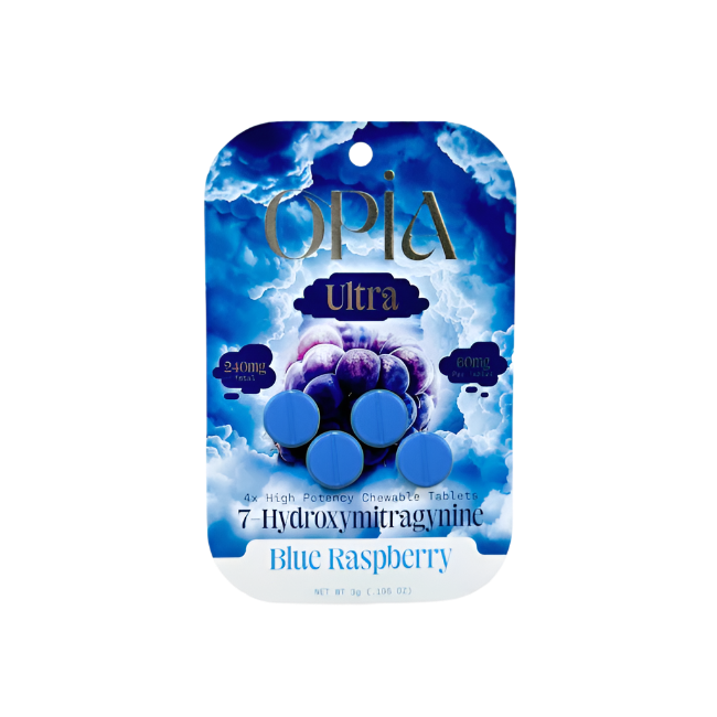 OPIA Blue Raspberry Chewable Tablets