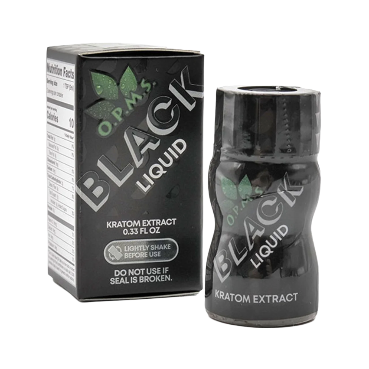 O.P.M.S. Black Kratom Extract Shots