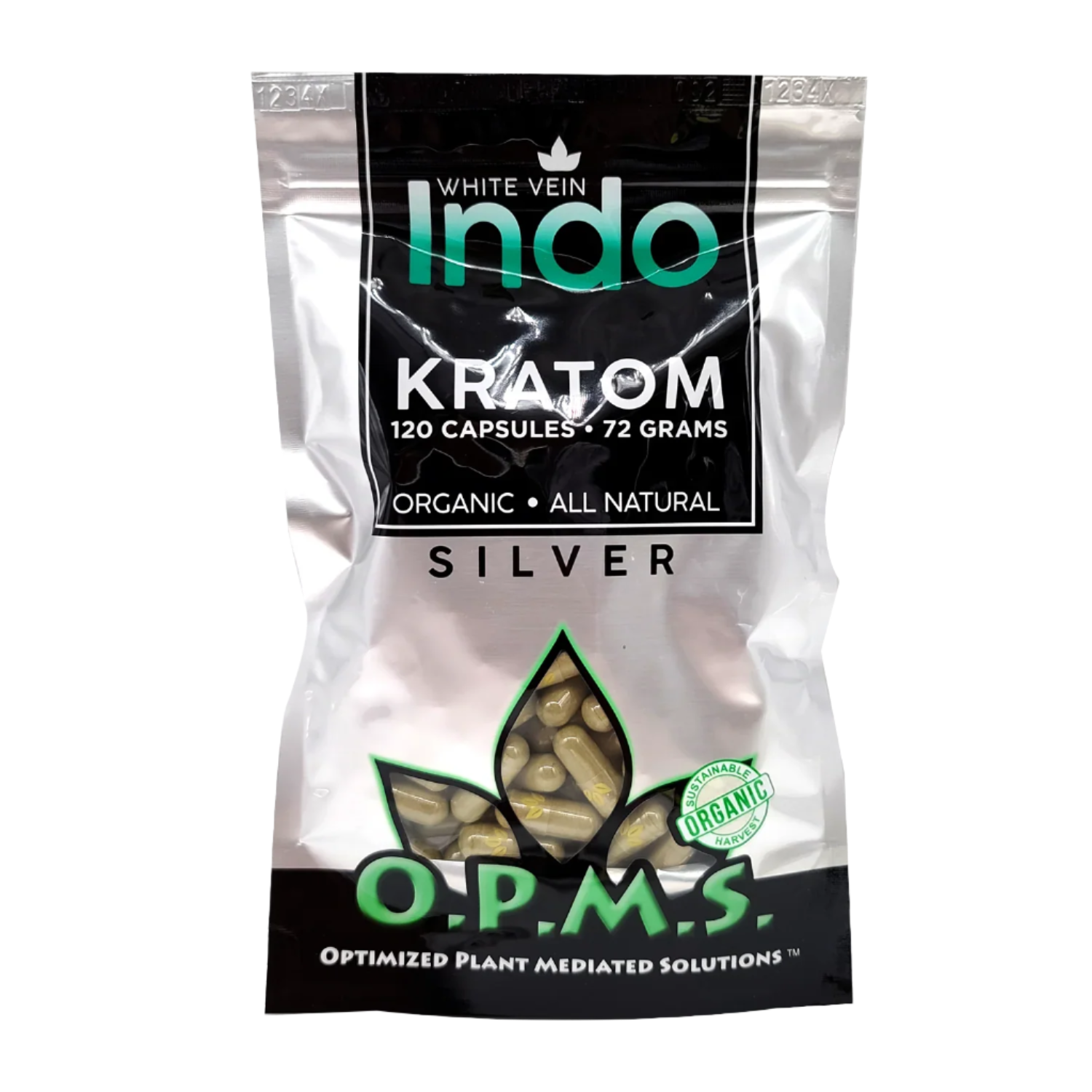 O.P.M.S. Silver Indo White Vein Kratom