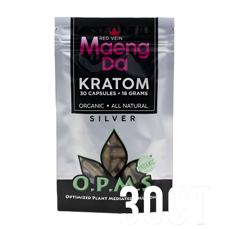 O.P.M.S. Maeng Da Red Vein Kratom Capsules