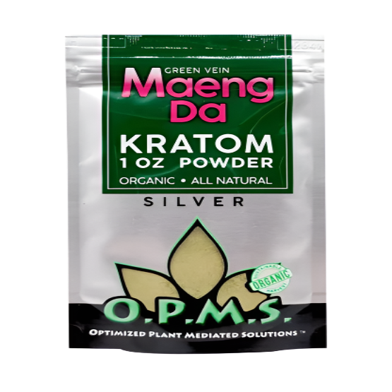 O.P.M.S. Silver Maeng Da Kratom Powder
