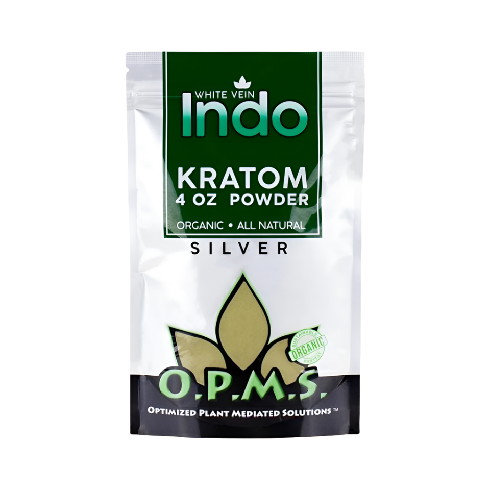 Premium O.P.M.S. Silver Kratom Powder 4oz