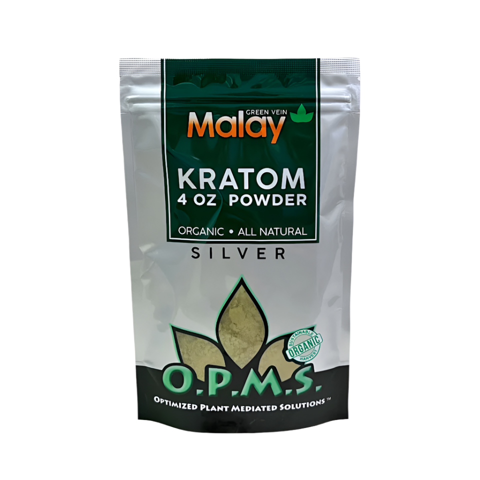 O.P.M.S. Silver Malay Green Vein Kratom