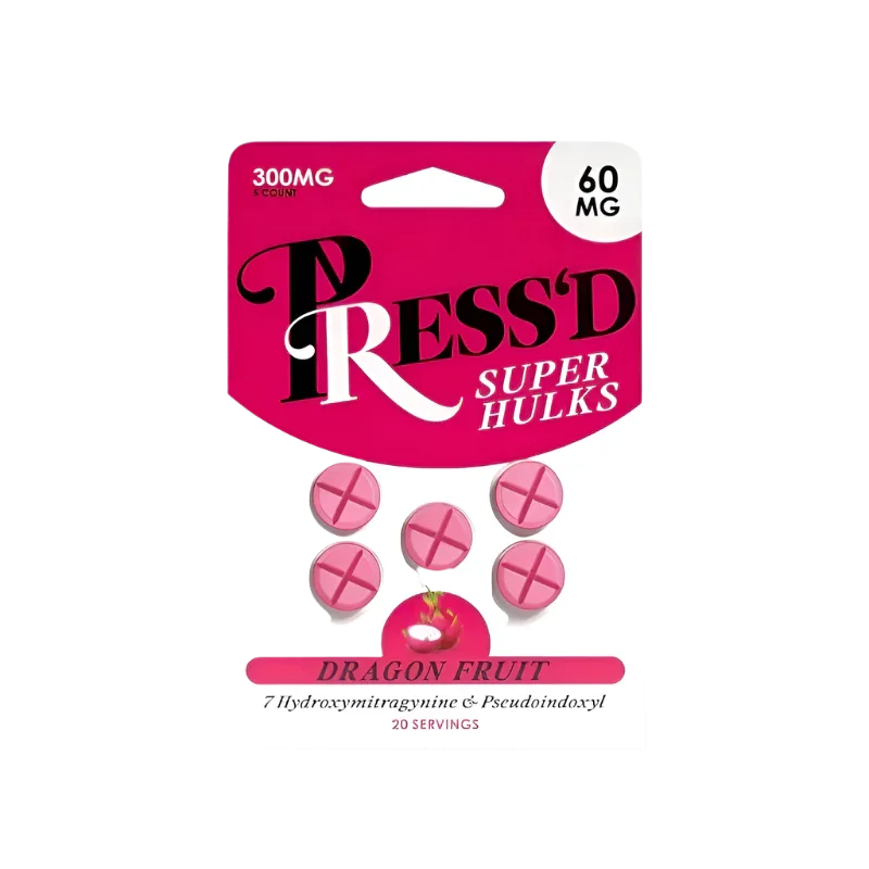 Press'D Super Hulks Dragon Fruit Tablets