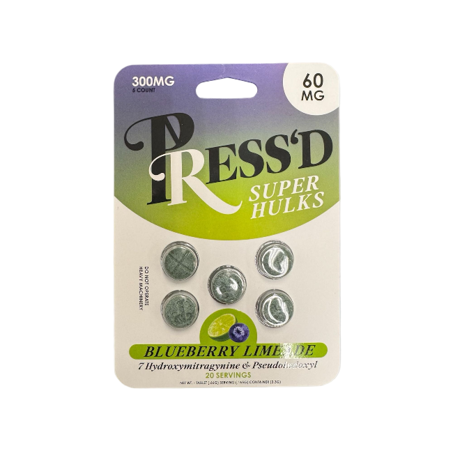 Press'D Super Hulks Chewable Tabs 60mg