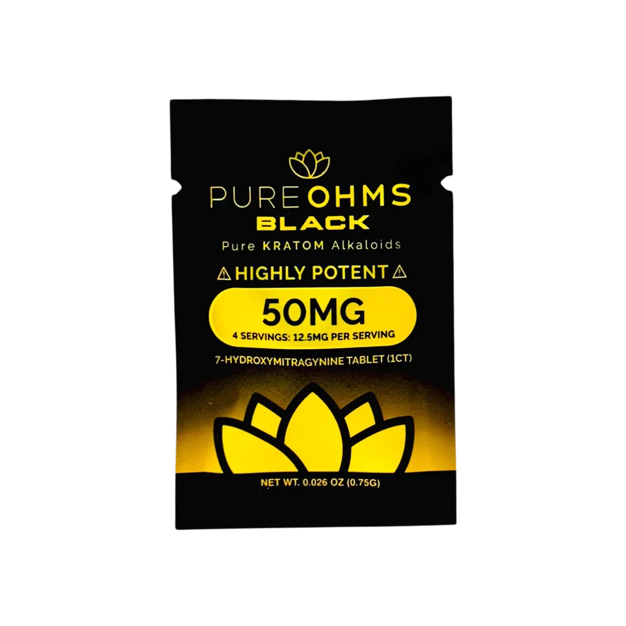 Pure Ohms Black 7OH Tablet 50mg