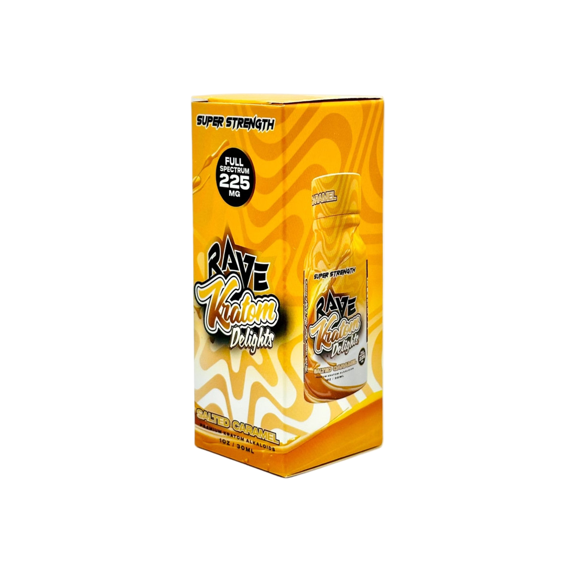 Rave Kratom Blacked Out Shot - Salted Caramel