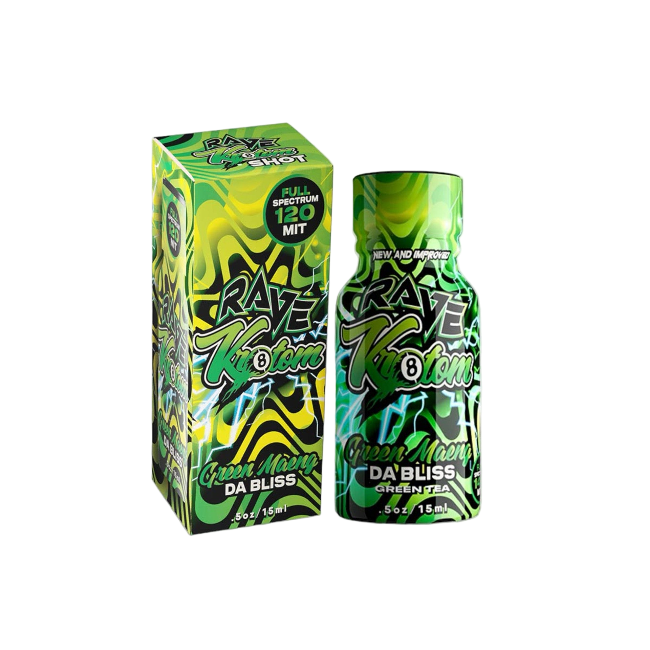 RAVE Kratom Green Maeng Da Bliss 0.5oz