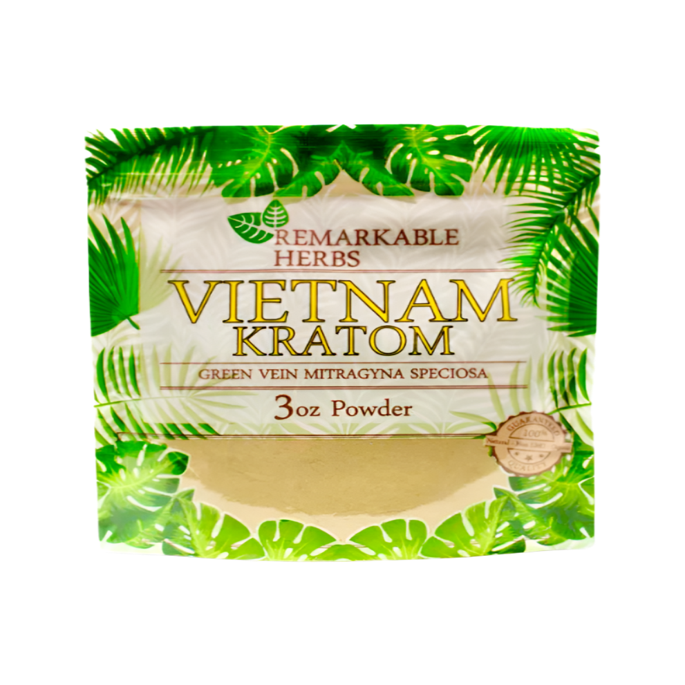 Vietnam Green Vein Kratom Powder 3oz