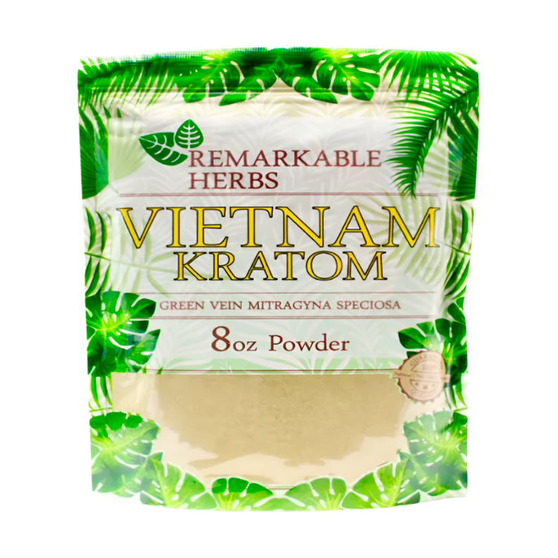 Remarkable Herbs Vietnam Green Vein Kratom Powder