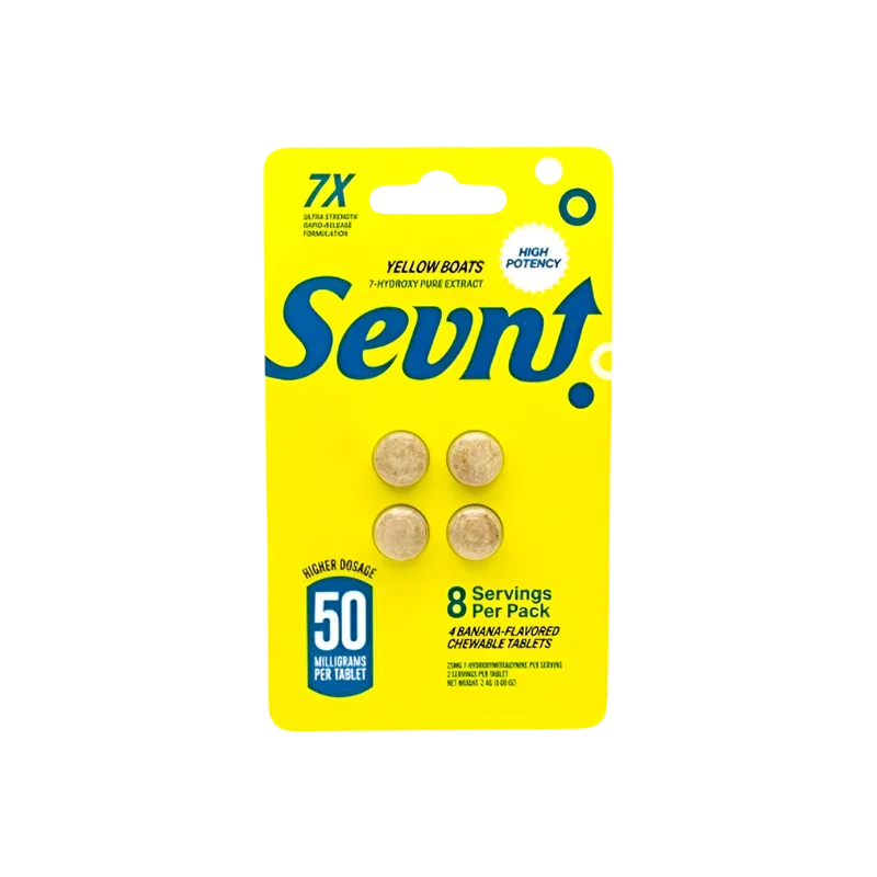 Sevn Yellow Boats 7OH Chewable Tablets