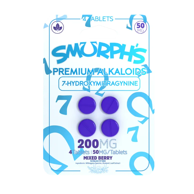 Smurph's Mixed Berry Kratom Tablets - 50mg