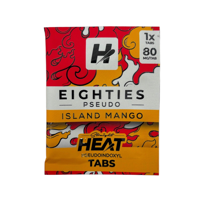 Straight Heat Eighties Mango Chewable Tablets