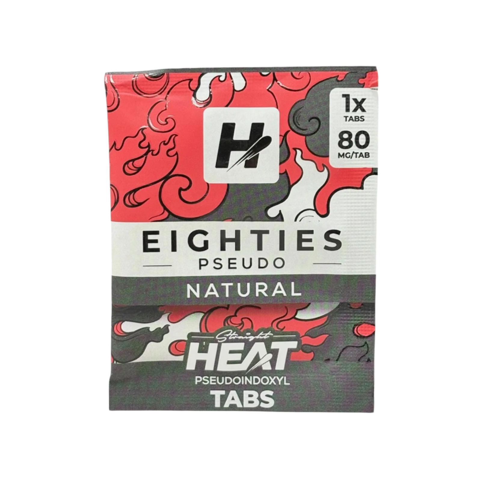 STRAIGHT HEAT Eighties Chewable Tablet 80mg