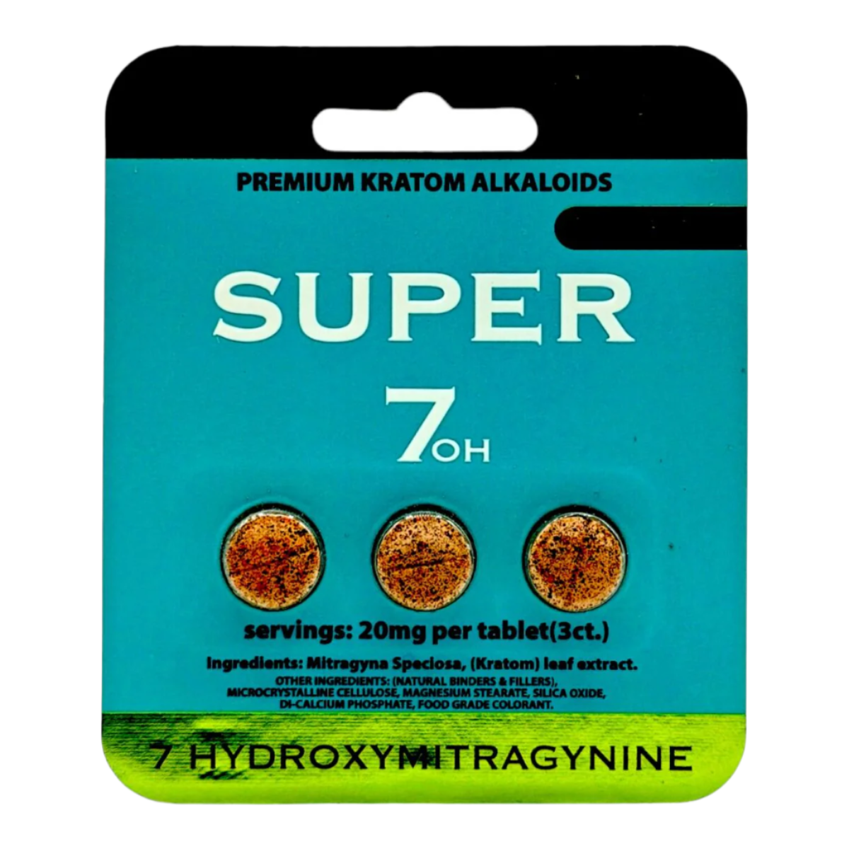 Super 7-OH Kratom Tablets 3ct