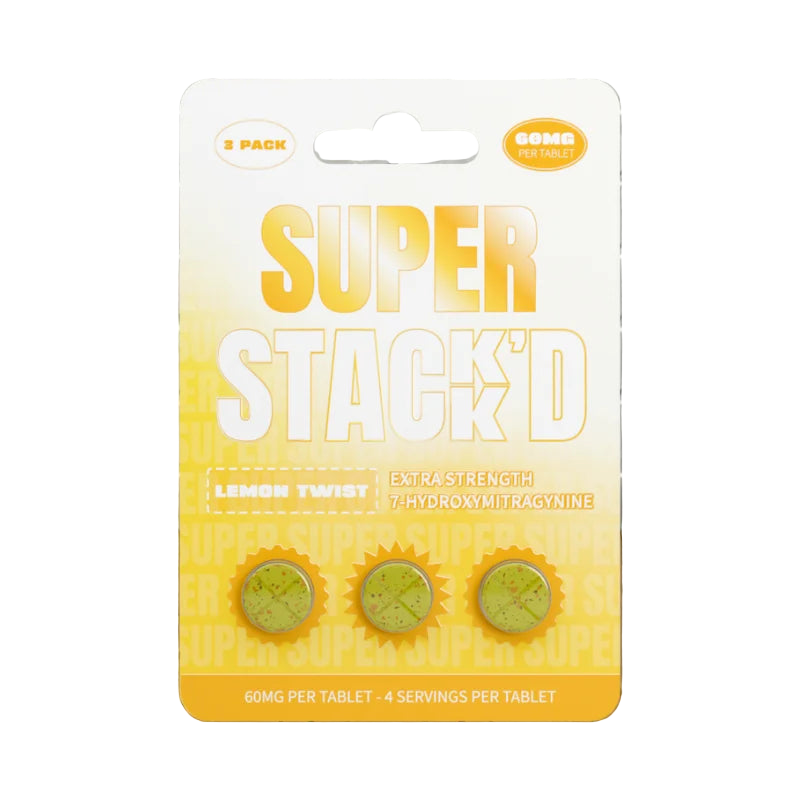 Super Stack’d Lemon Twist Tablets 60mg