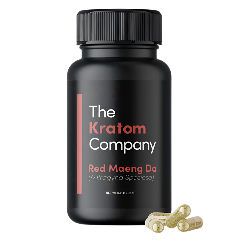 Maeng Da Red Vein Kratom Capsules 500ct
