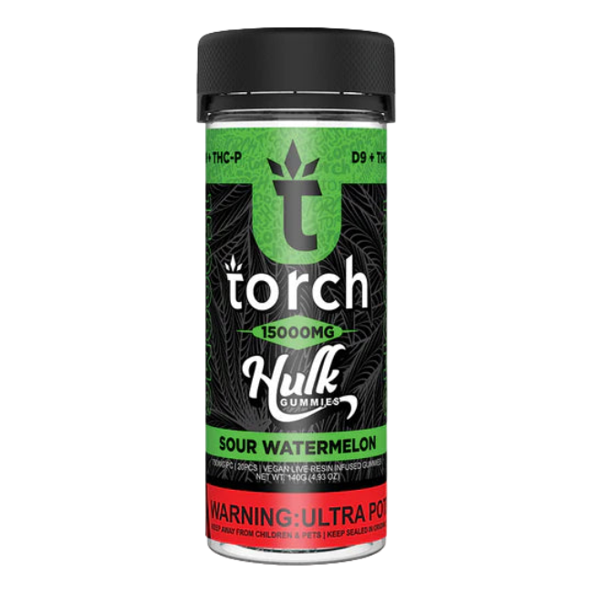Torch Hulk Gummies 15000mg Sour Watermelon