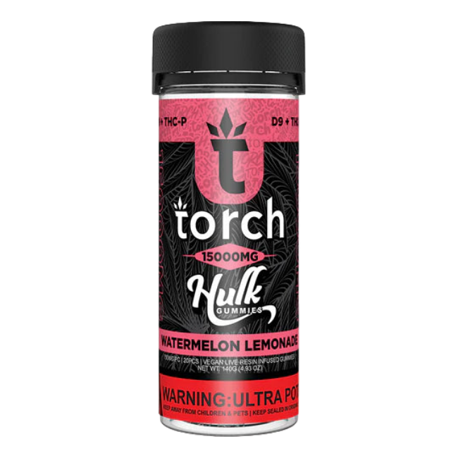 Torch Hulk Gummies Watermelon Lemonade 15000mg