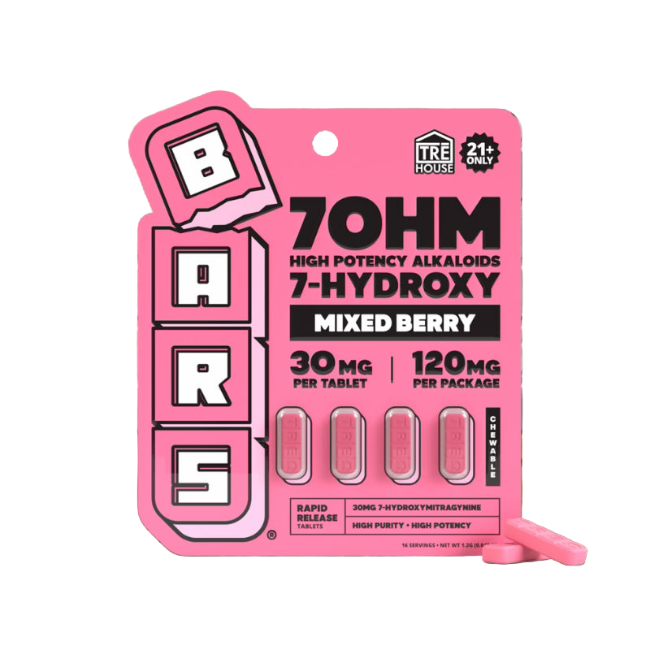 TRE House Mixed Berry 7-Hydroxy Tablets