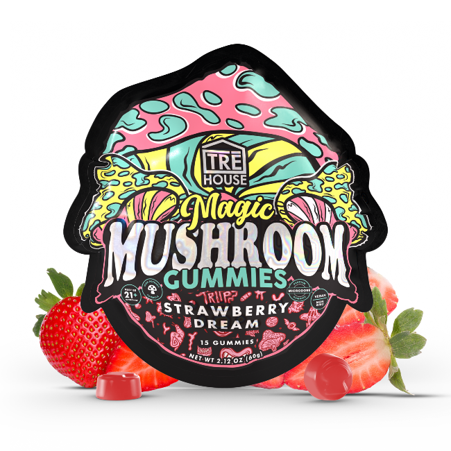 TRE House Strawberry Dream Mushroom Gummies