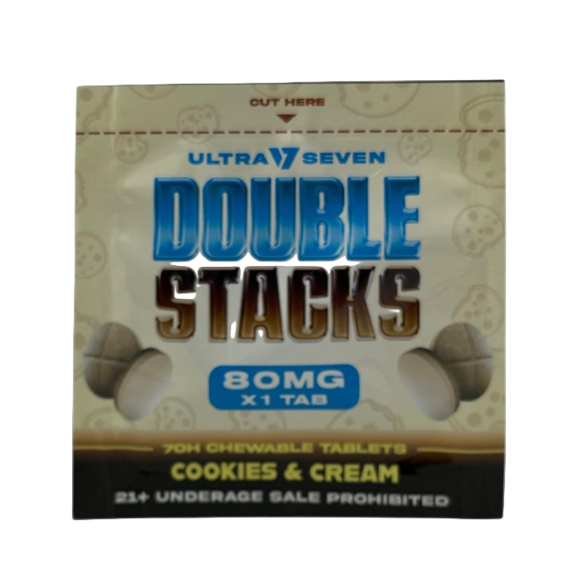 Ultra Seven Double Stacks 80mg Chewable Tabs