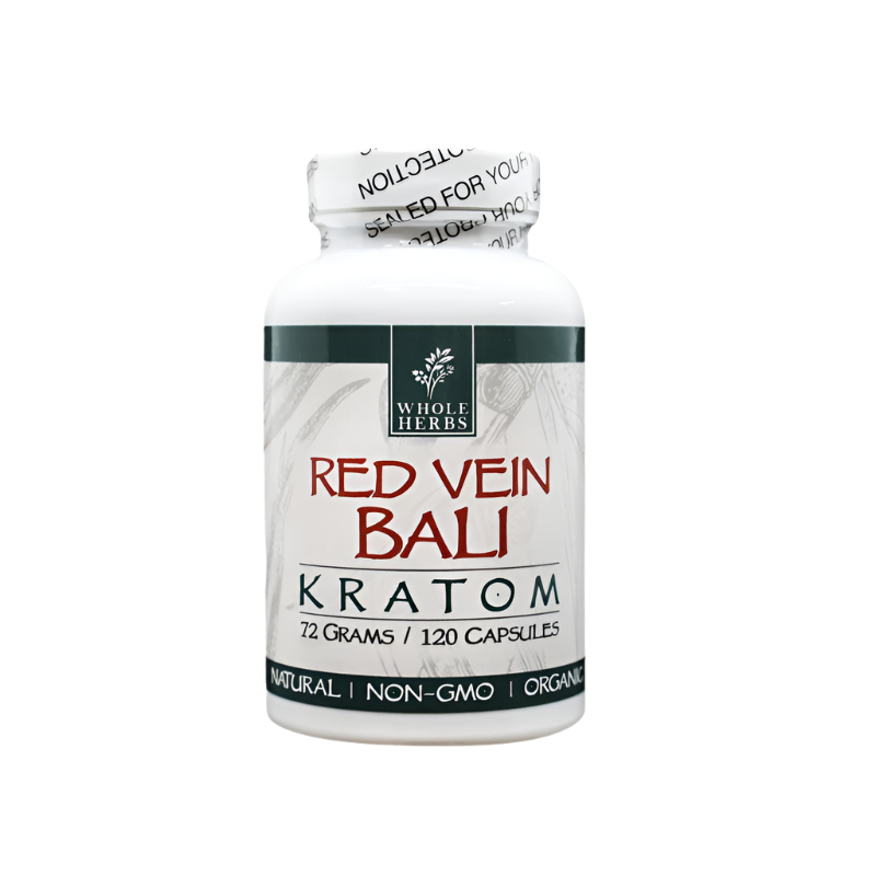 Whole Herbs Bali Red Vein Kratom Capsules