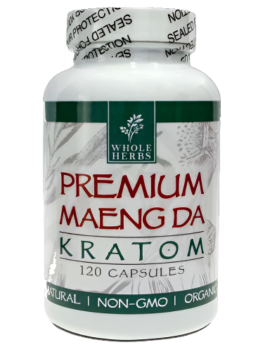 Whole Herbs Maeng Da Kratom Capsules 120ct