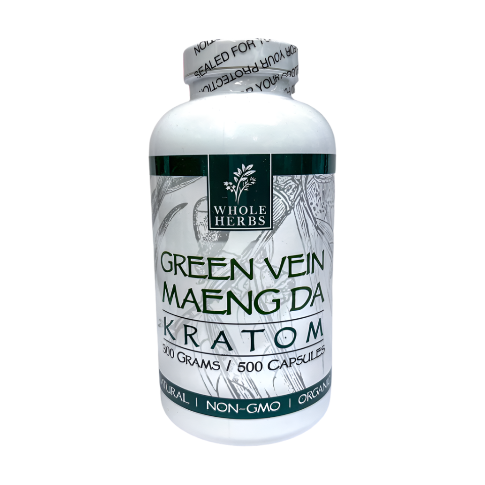 Maeng Da Green Vein Kratom Capsules 500ct