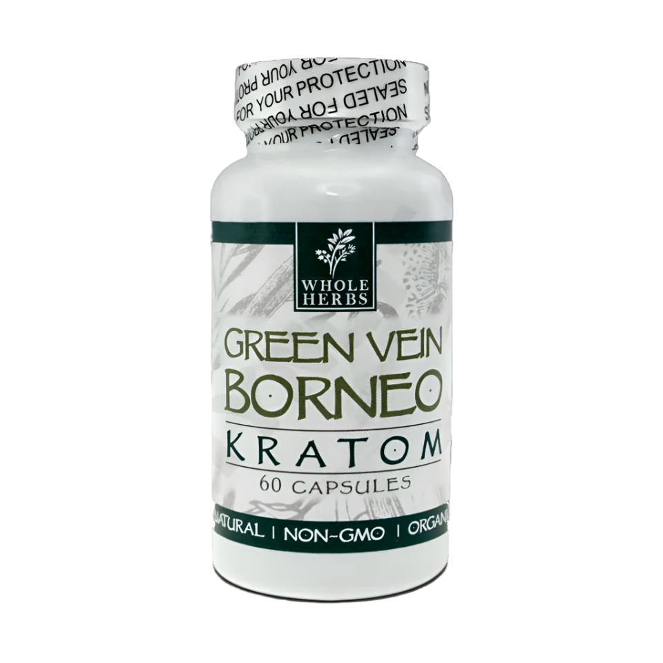 Borneo Green Vein Kratom Capsules 60ct