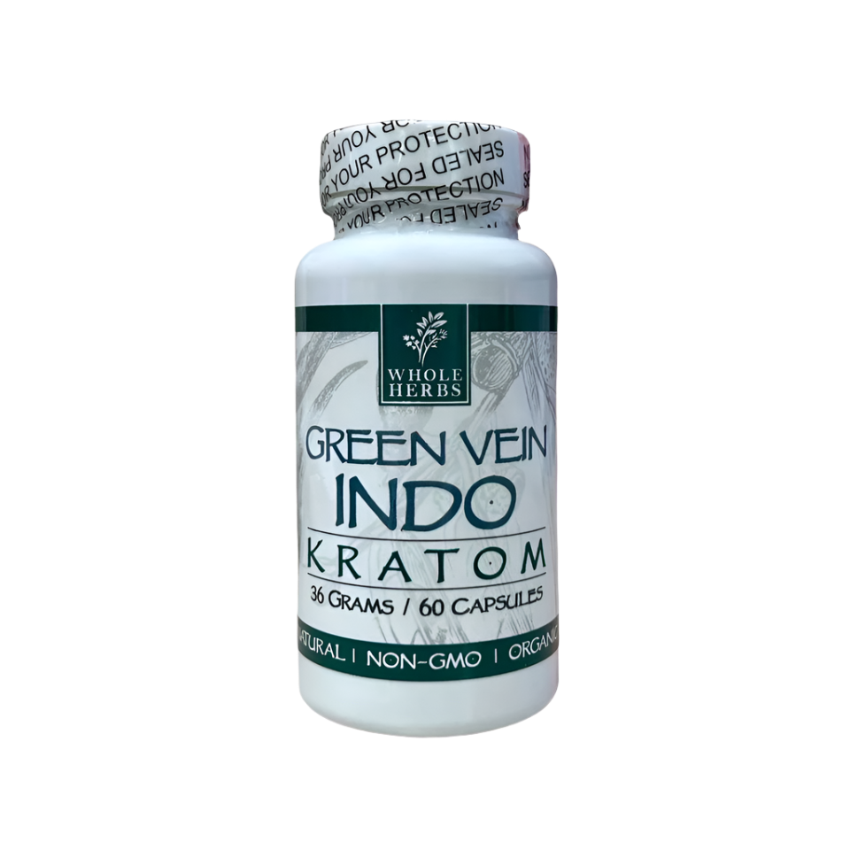 Indo Green Vein Kratom Capsules - 60ct